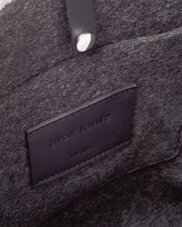 Hana Merino Wool Tote - Cumin Black