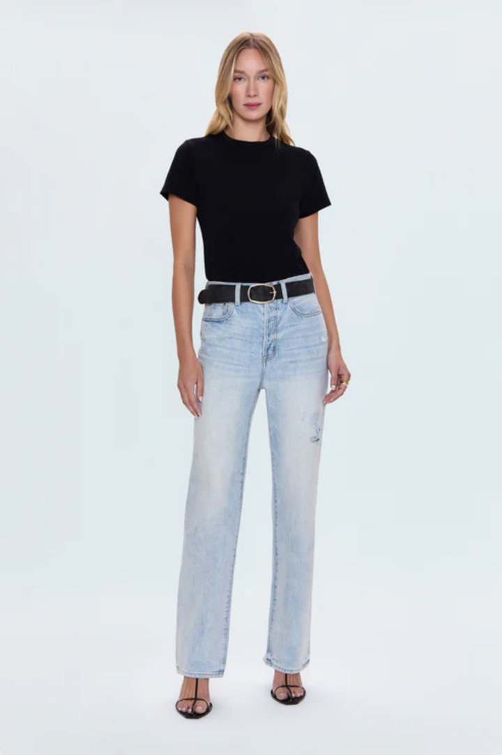 Alba Baby Tee - Noir