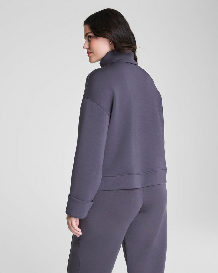 Air Essentials Cropped Turtleneck - Storm