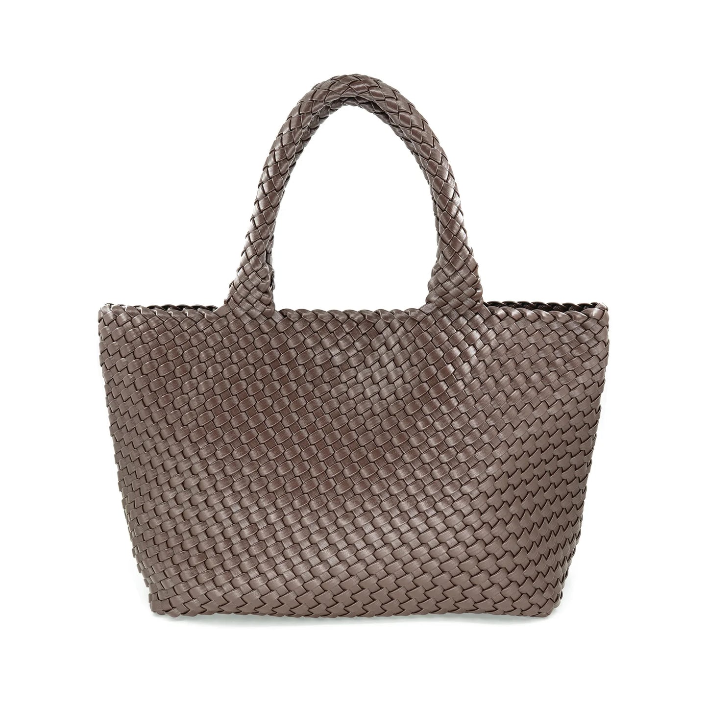Woven Tote 2455 - Brown