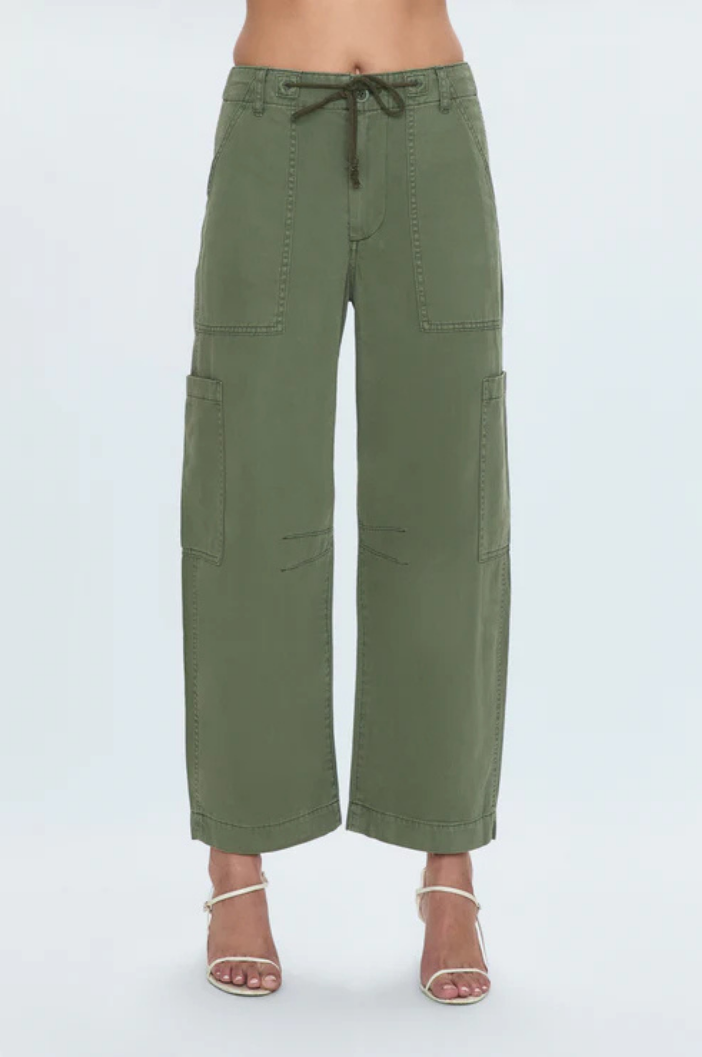 Sabrina Curved Utility Pants - Meadow