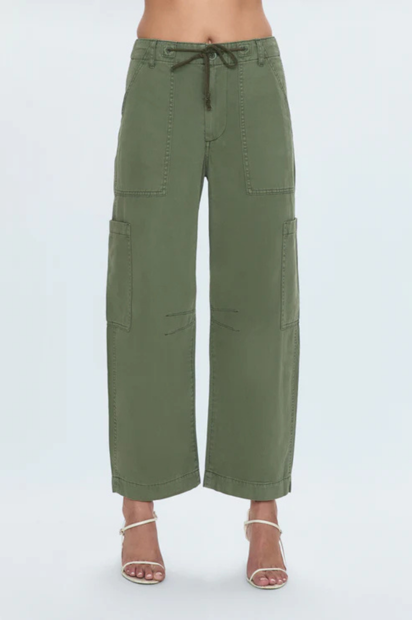 Sabrina Curved Utility Pants - Meadow