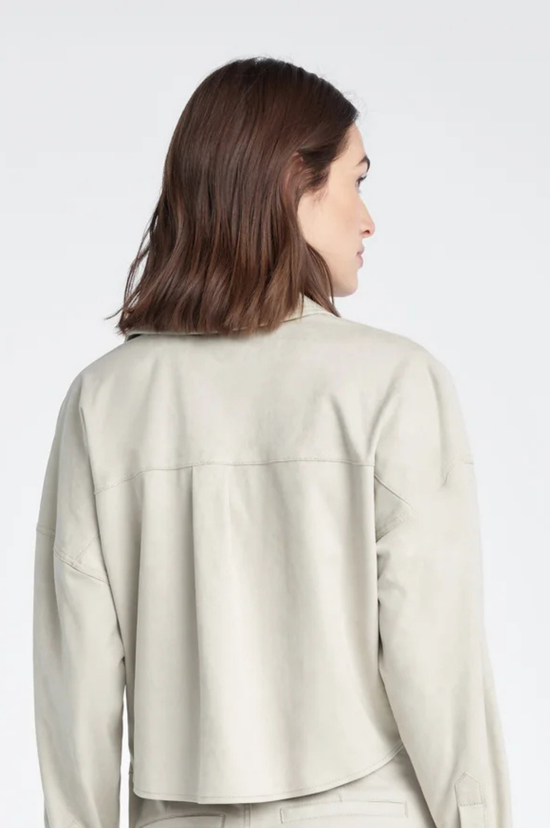 The Crop Ex-Boyfriend Shirt - Bone