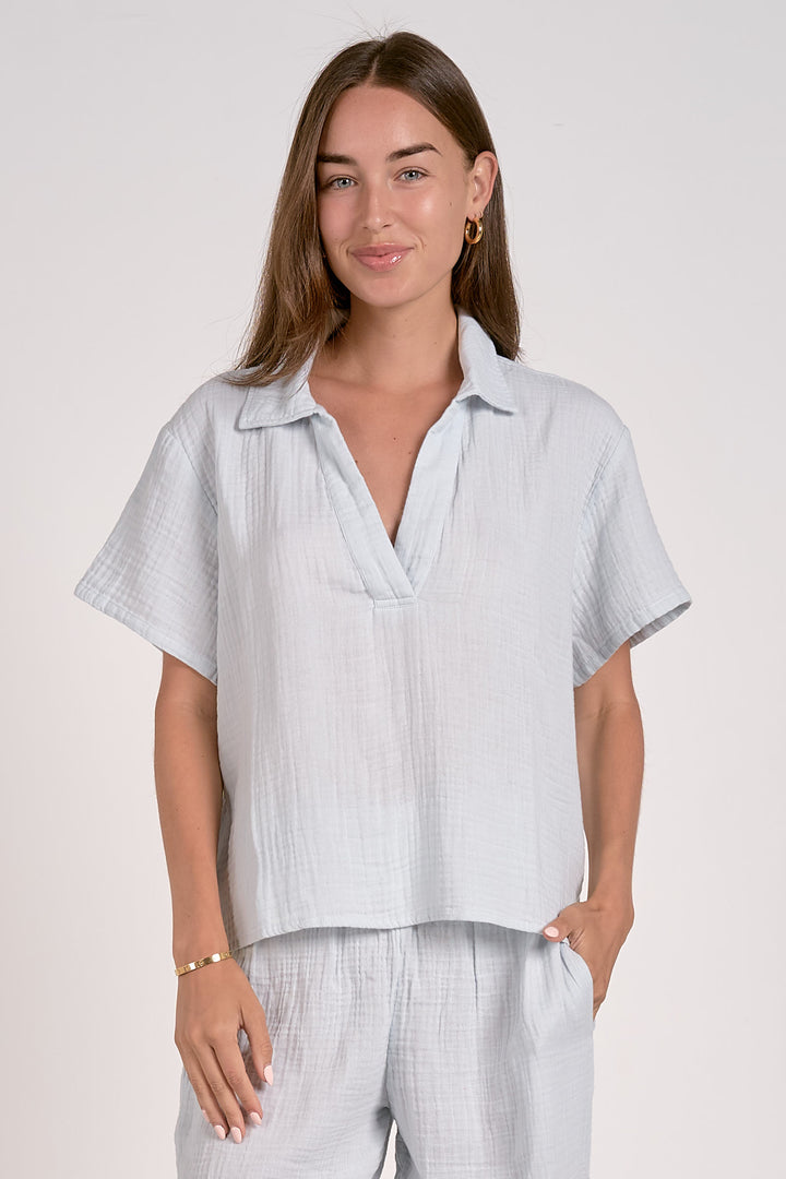 Summer Breeze Top - Light Blue