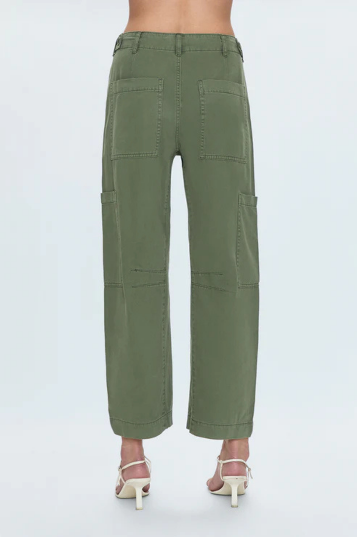 Sabrina Curved Utility Pants - Meadow