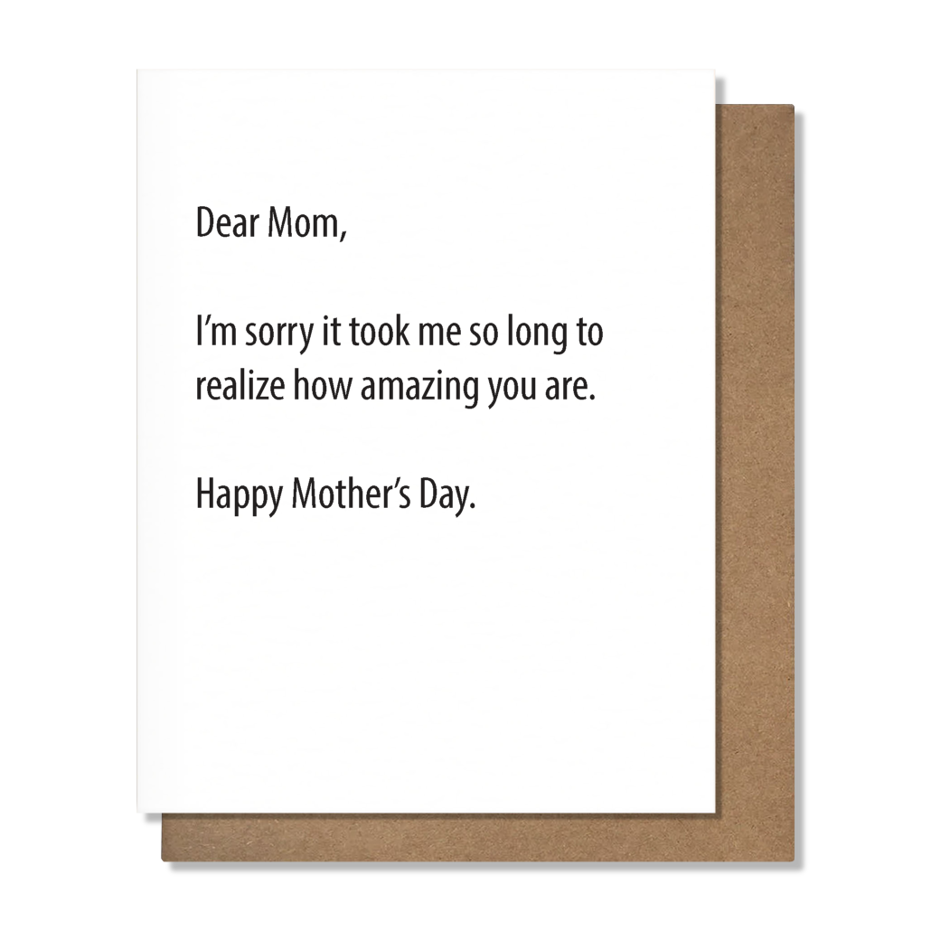 Amazing Mom - Mother's Day Card