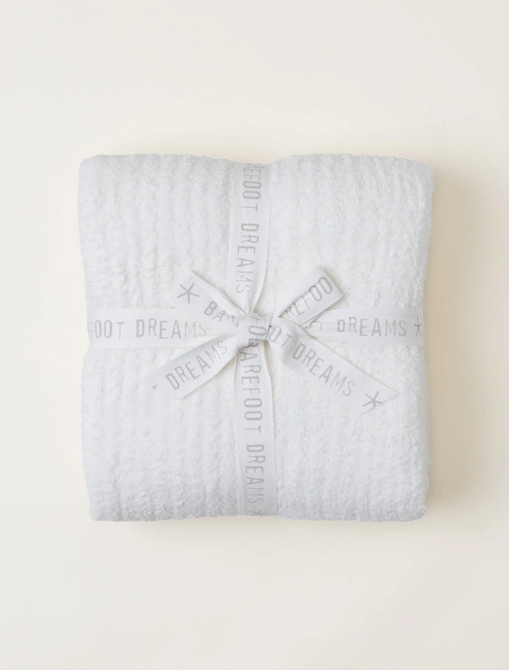 CozyChic Ribbed Throw - Pearl