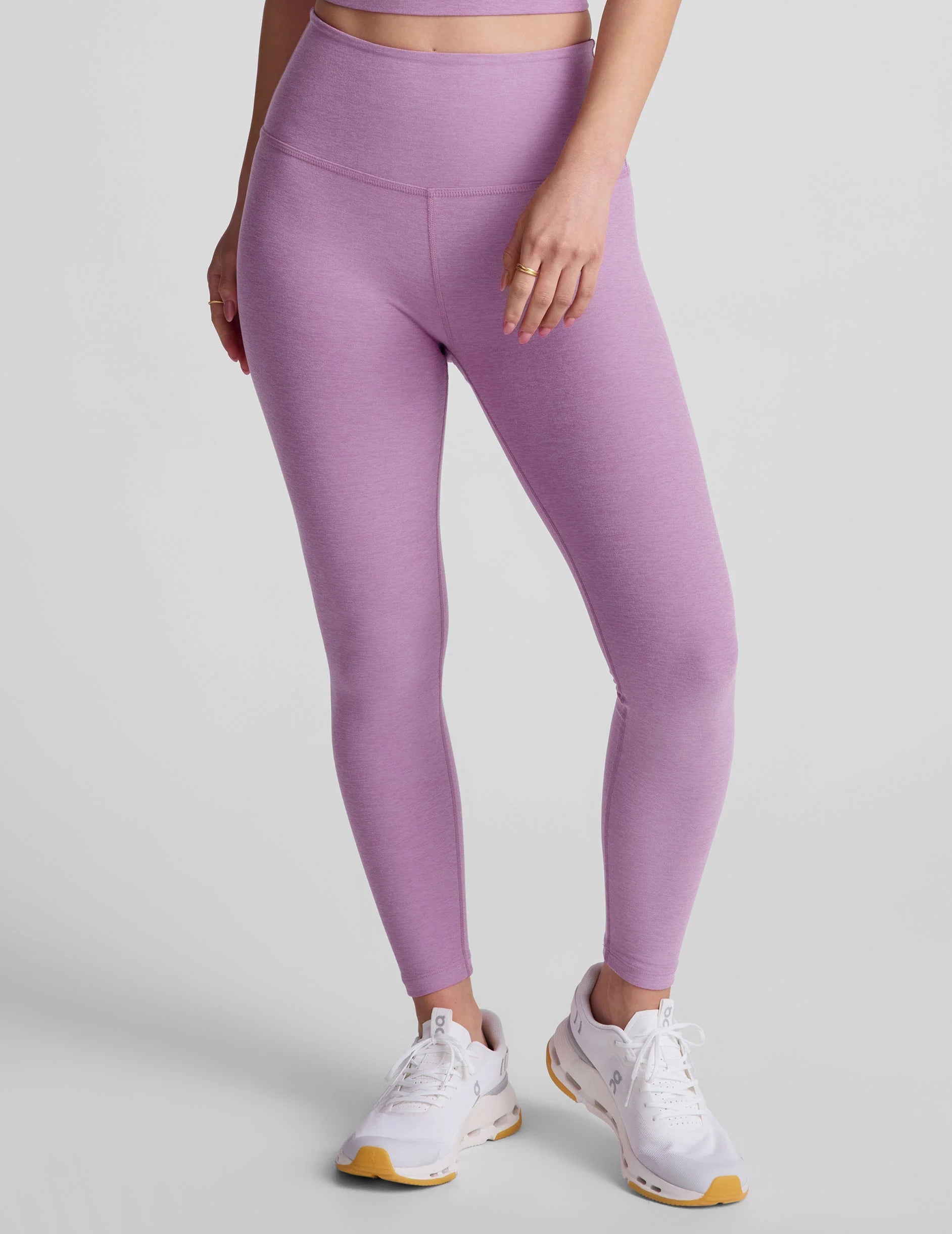 Spacedye Caught In The Midi High Waisted Legging - Lilac