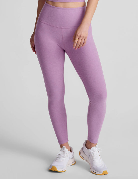 Spacedye Caught In The Midi High Waisted Legging - Lilac