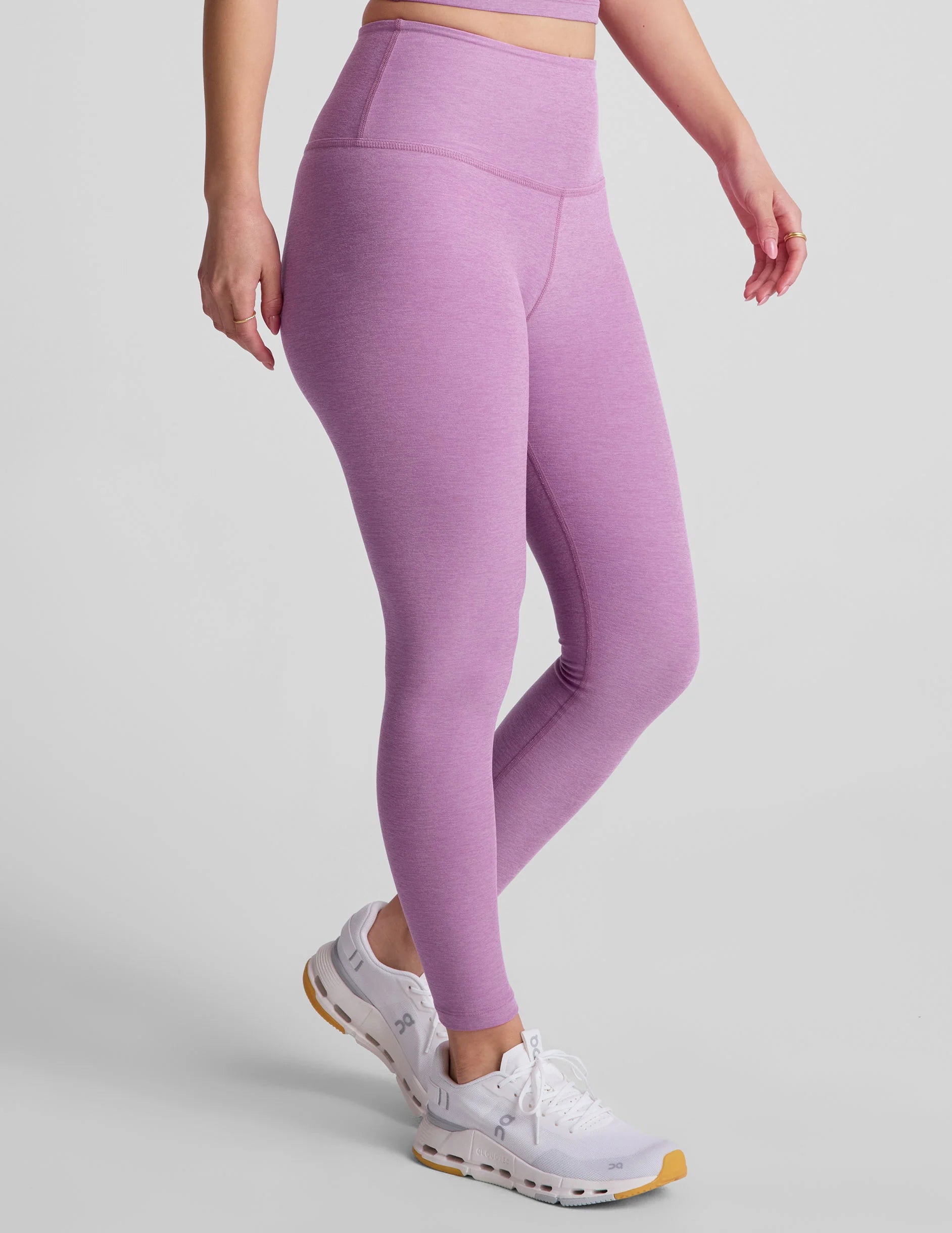 Spacedye Caught In The Midi High Waisted Legging - Lilac