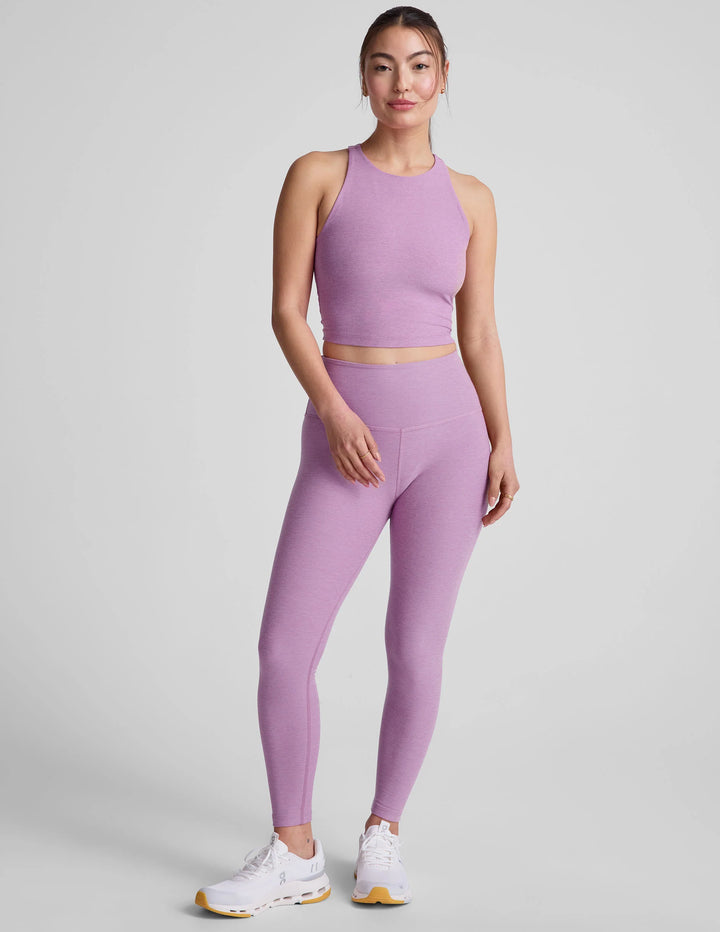 Spacedye Caught In The Midi High Waisted Legging - Lilac