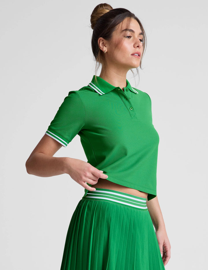 Country Club Polo Tee - Home Court Green