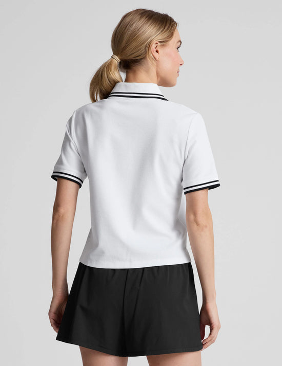 Country Club Polo Tee - Lunar White