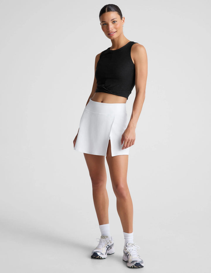 Spacedye Points Crossover Skirt - Cloud White