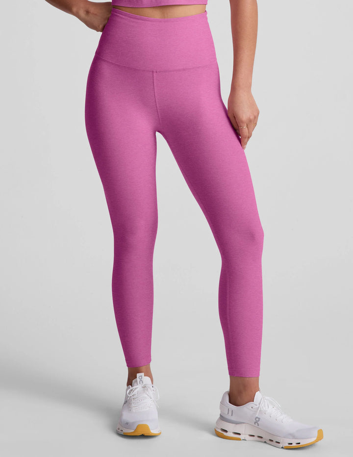 Spacedye Walk And Talk Capri Leggings - Sunset Violet Heather
