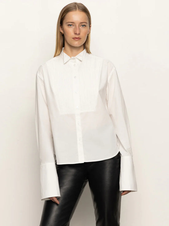 New Era Tuxedo Shirt - White