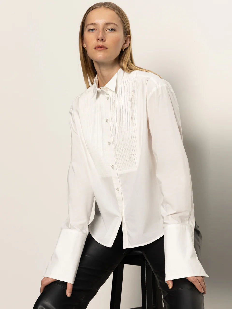 New Era Tuxedo Shirt - White