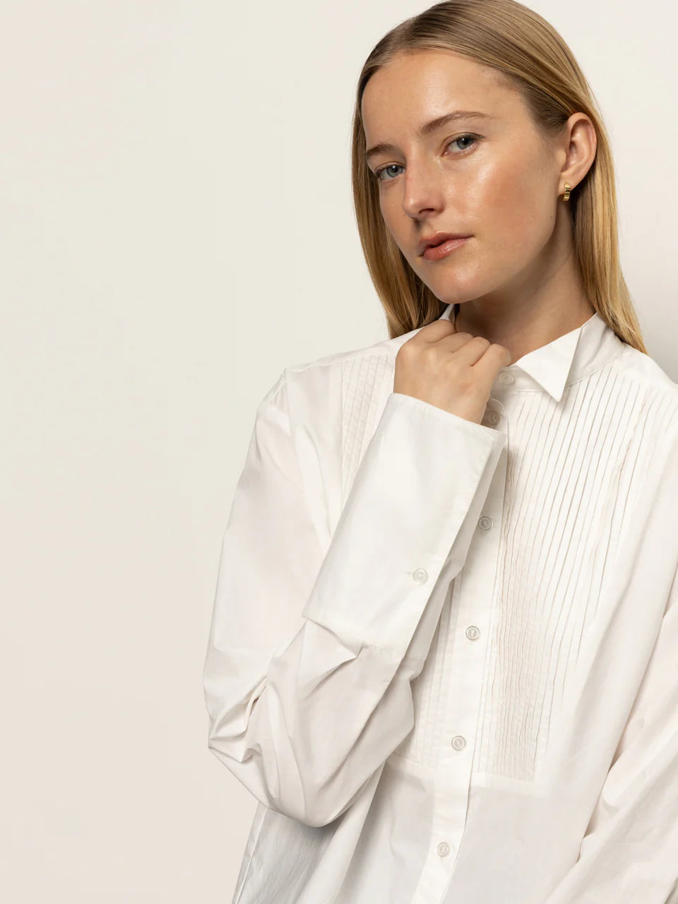 New Era Tuxedo Shirt - White