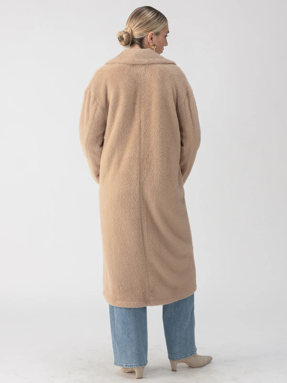 Live In Fur Coat - Warm Camel
