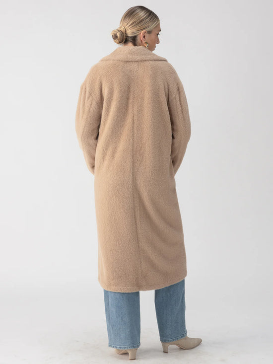 Live In Fur Coat - Warm Camel