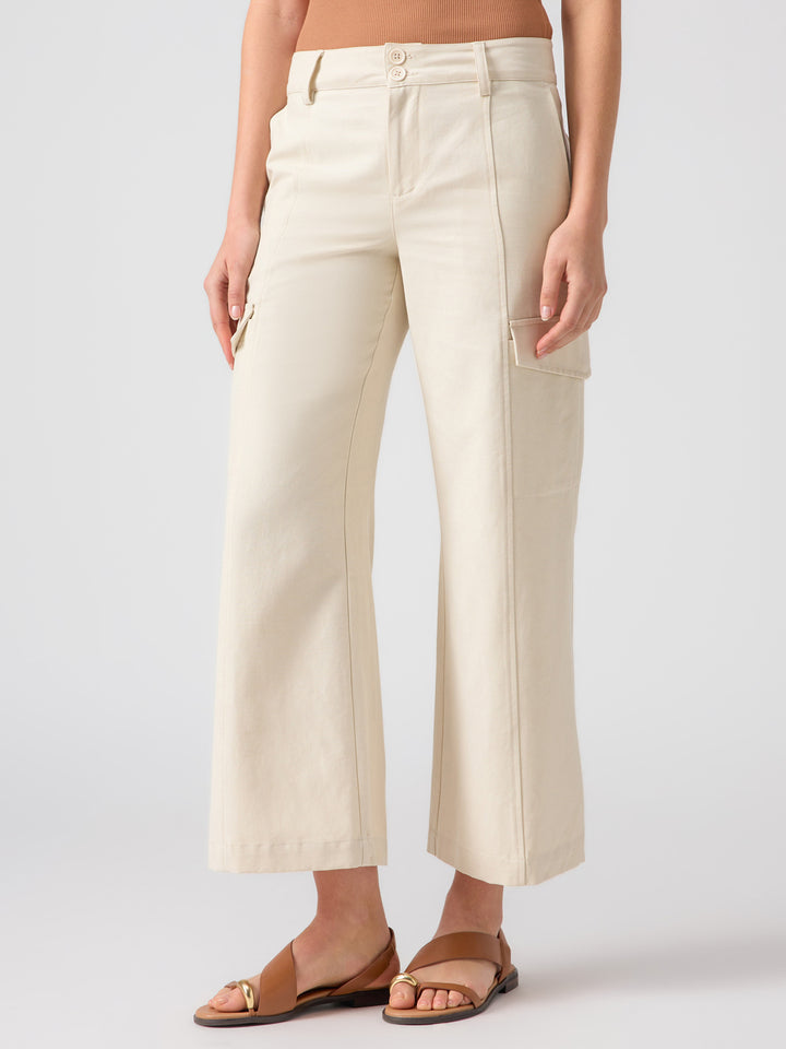 Rebel Wide Leg Crop - Birch