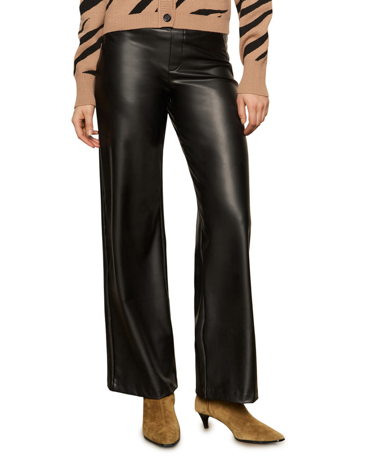 Runway Leather Trouser - Black