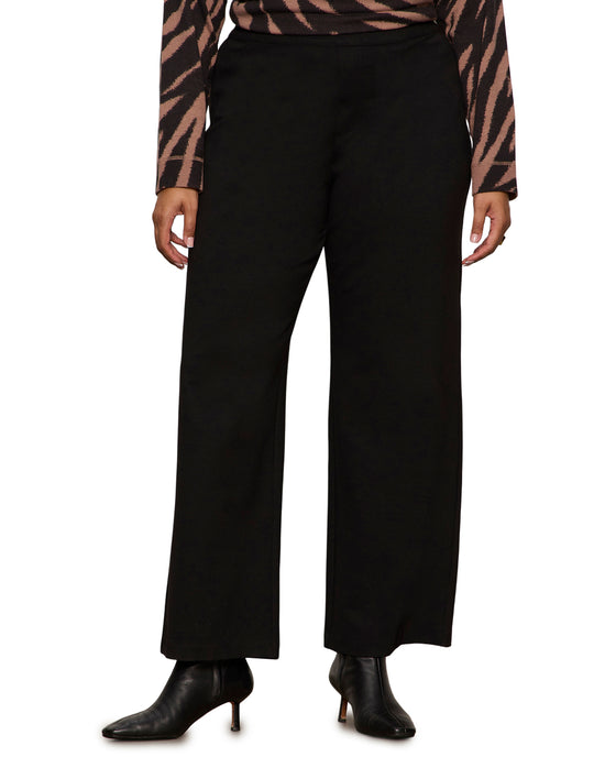 Runway Leather Trouser - Black
