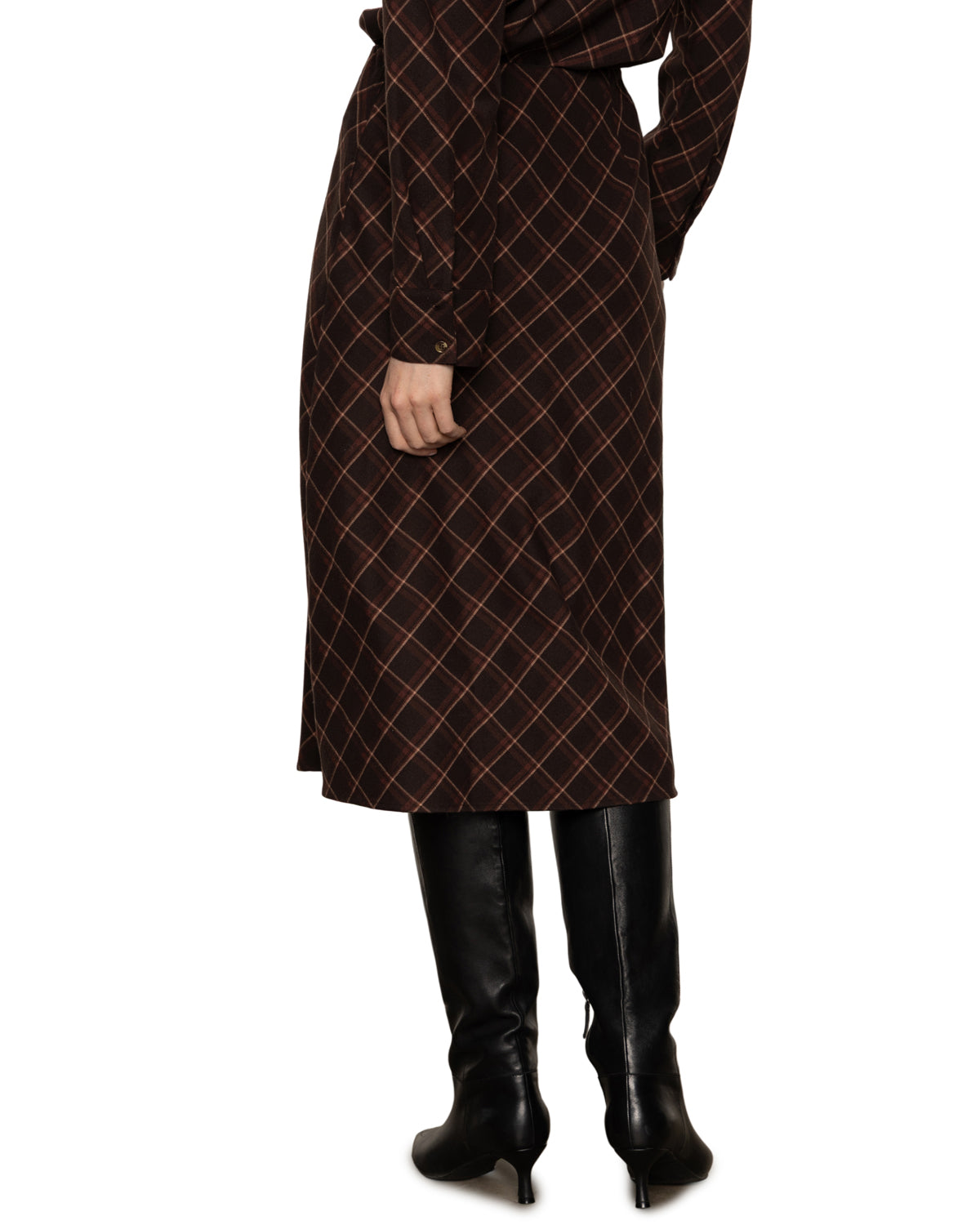 Autumn Plaid Skirt - Cocoa Plaid