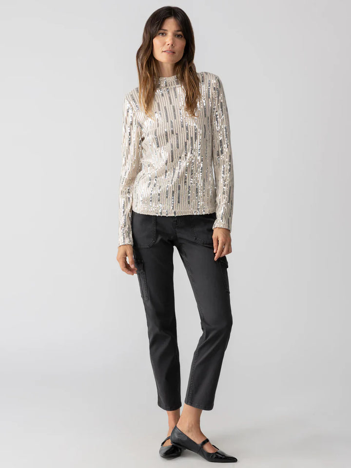 Sequin Mock Top - Lets Celebrate