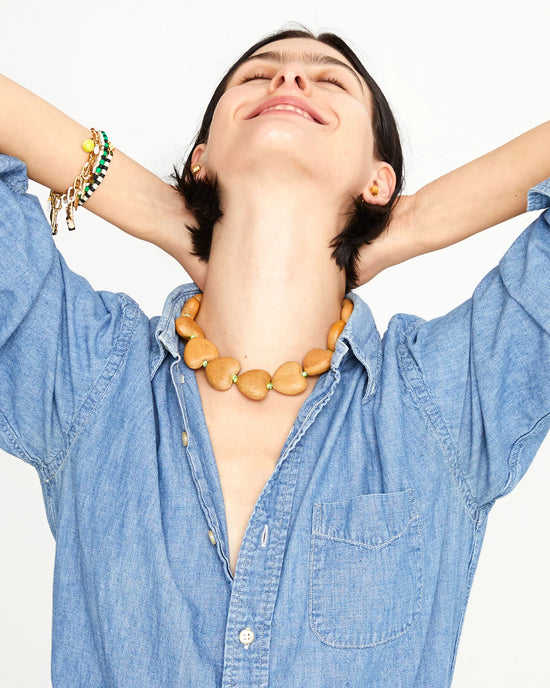 Shortie Strap - Heart Collar