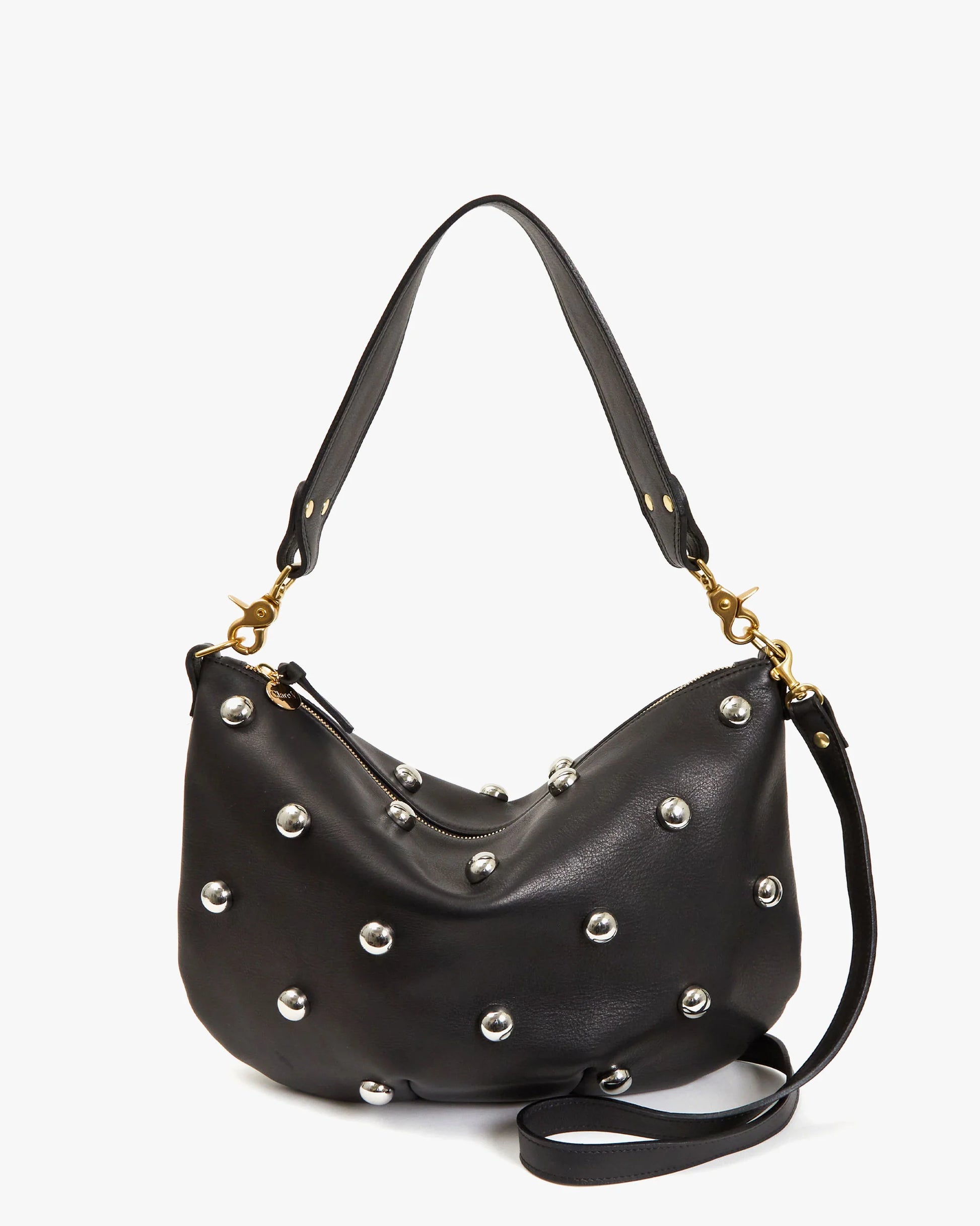 Moyen Messenger - Black w/ Studs