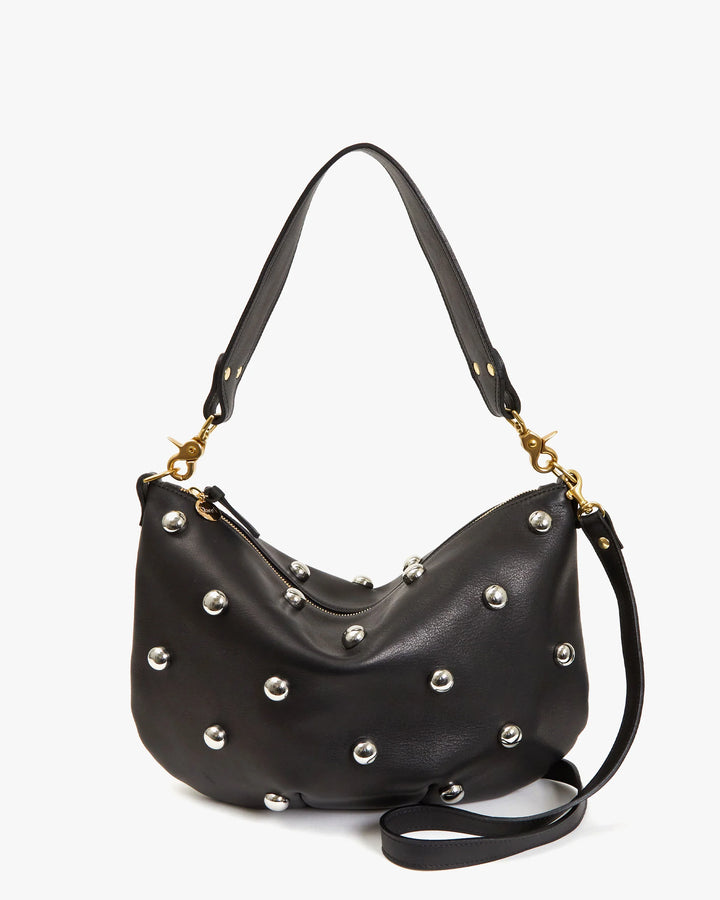 Moyen Messenger - Black w/ Studs
