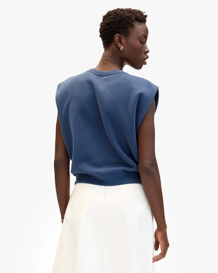 Le Vest w/ Gold Anchor Buttons - Navy