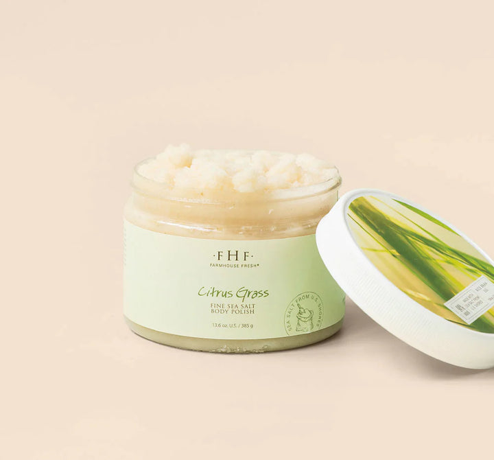 Citrus Grass Fine Sea Salt Body Polish