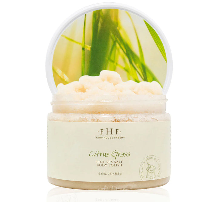 Citrus Grass Fine Sea Salt Body Polish