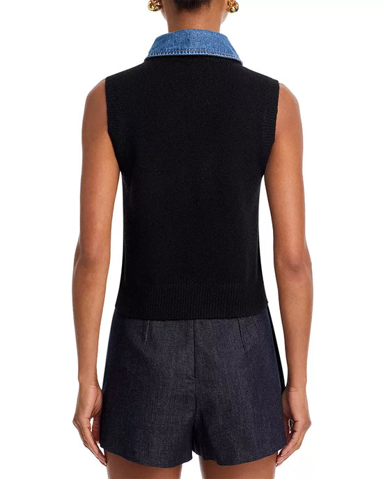 Ellie Knit Collared Vest