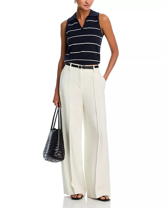 Sloane Knit Collared Sleeveless Top