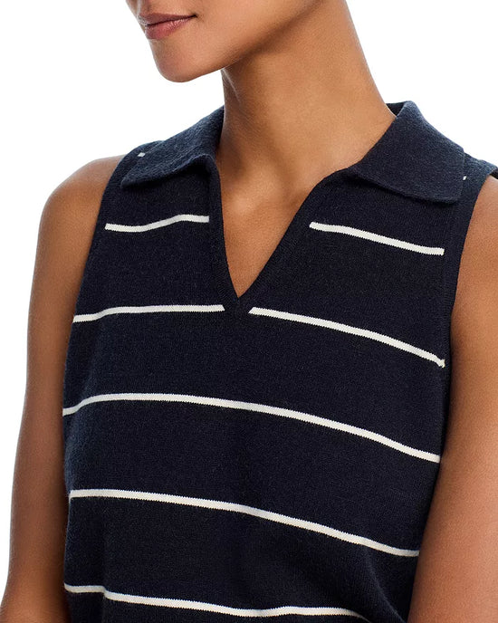 Sloane Knit Collared Sleeveless Top
