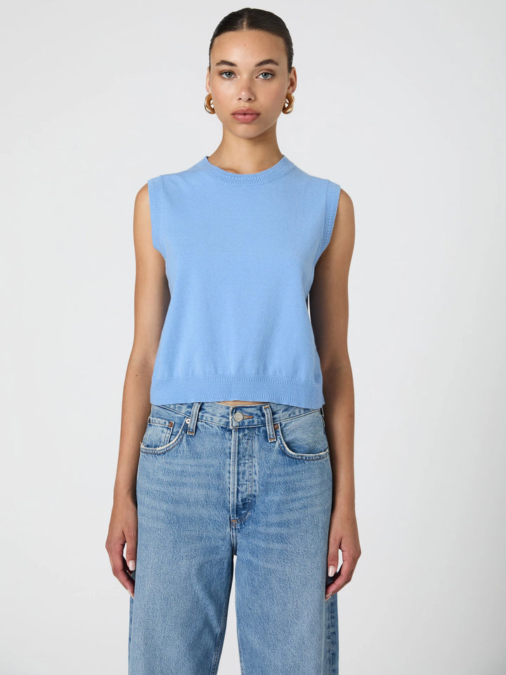 Cosysoft Sleeveless Vest - Dusted Blue