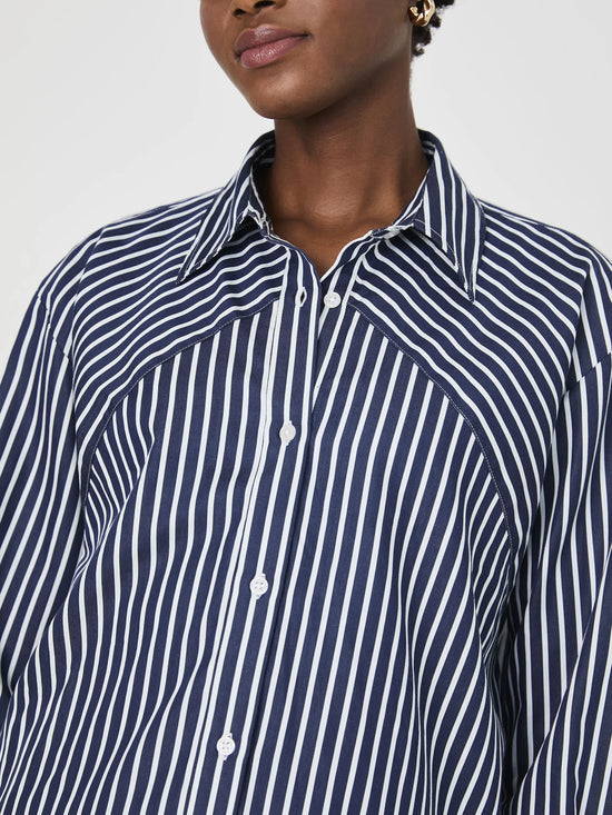 Alexis Cotton Angled Yoke Shirt
