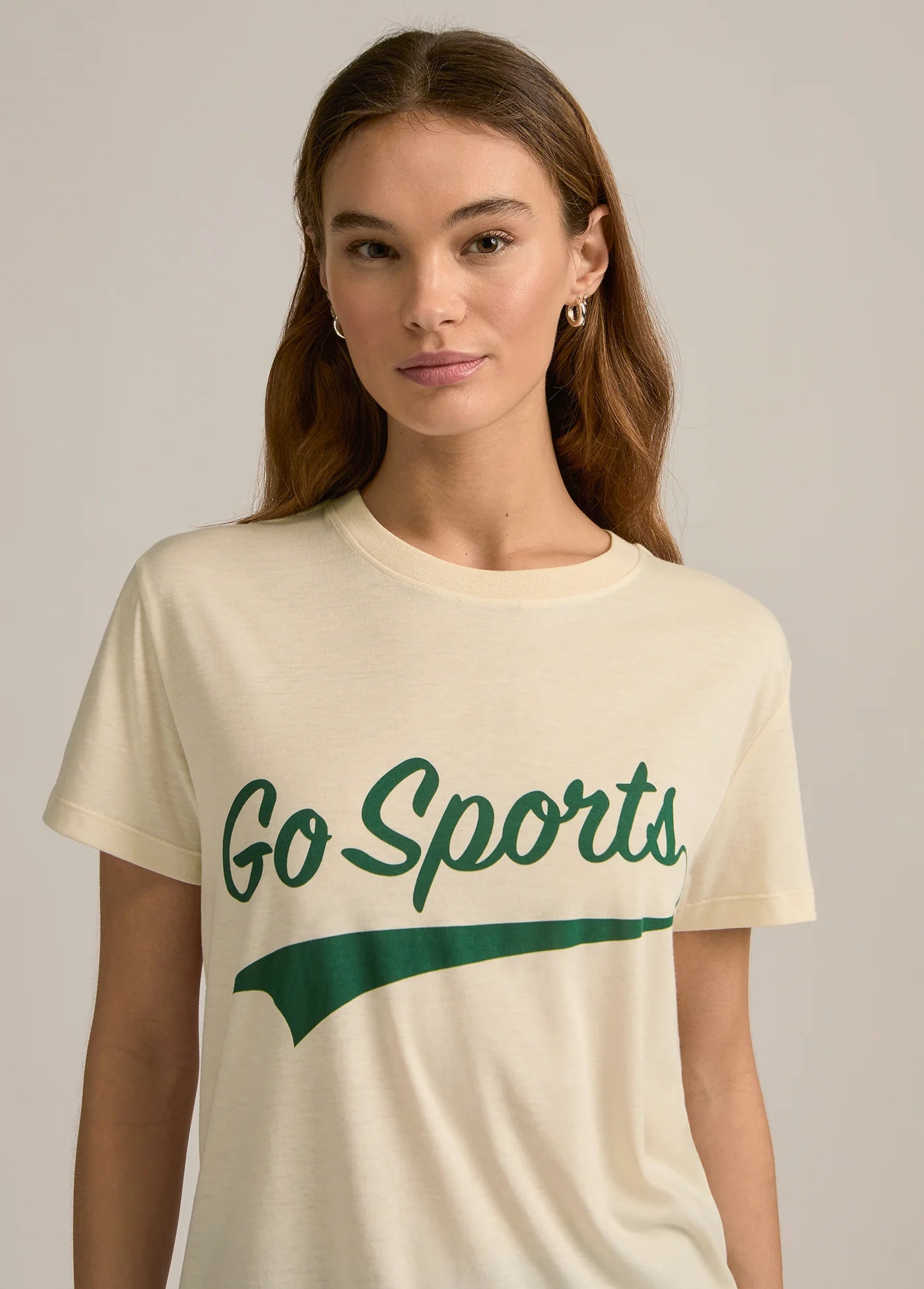 Go Sports Tee - Gardenia Emerald
