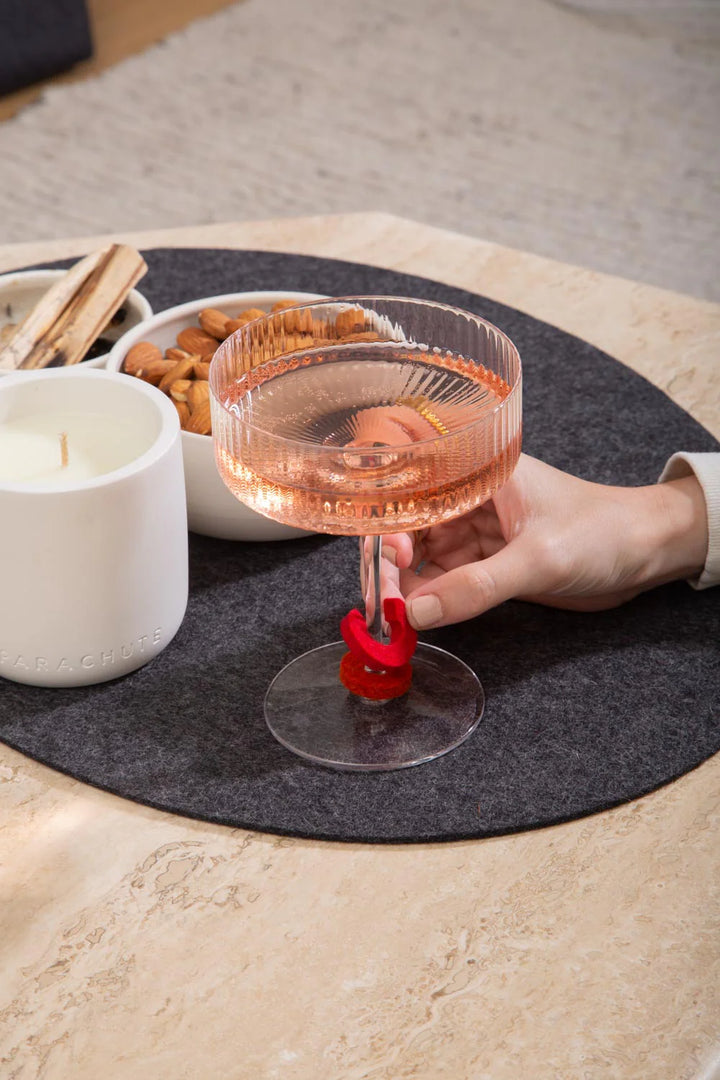 Wine-O's Merino Wool Round Wine Markers- Midcentury