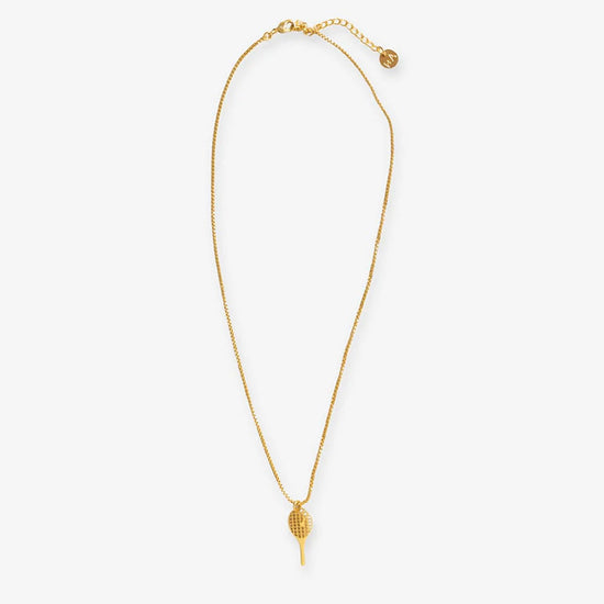 Alice Tennis Racket Pendant Necklace