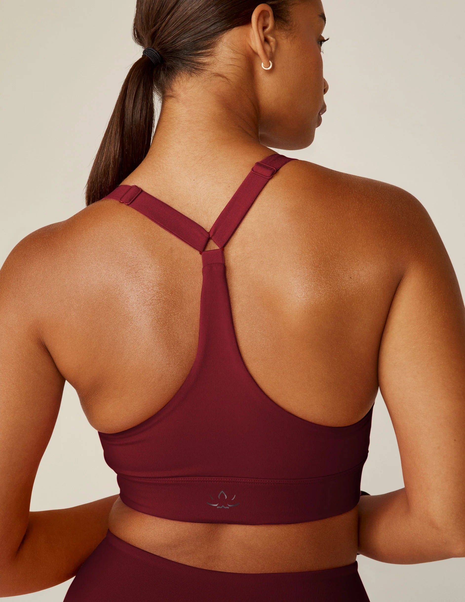 PB Strive Long Line Bra - California Merlot