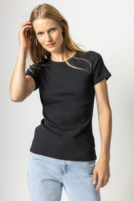Short Sleeve Crewneck - Black