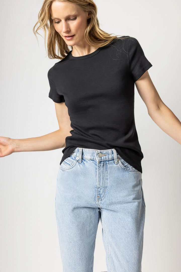 Short Sleeve Crewneck - Black