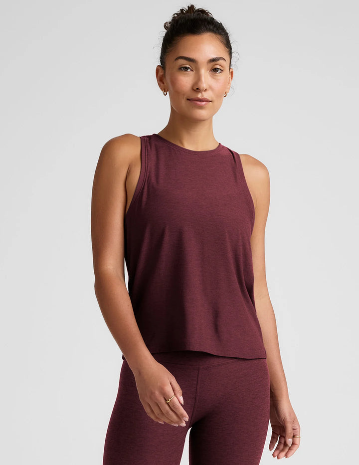 Featherweight Rebalance Tank - Midnight Burgundy Heather