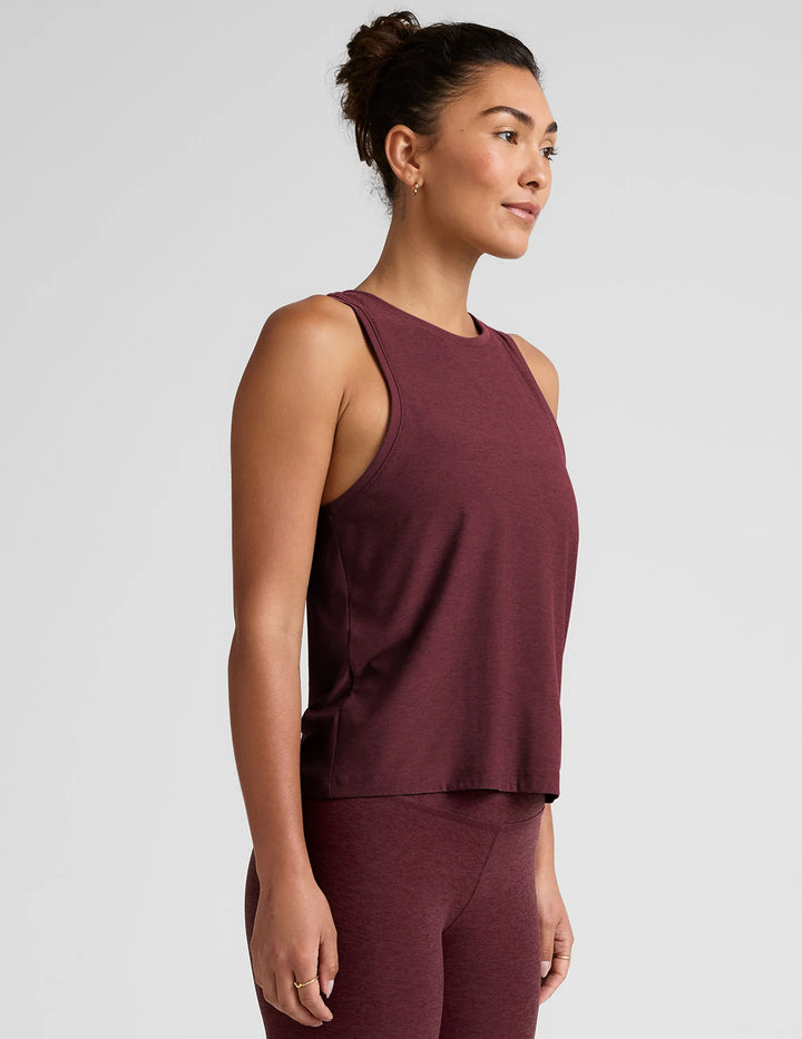 Featherweight Rebalance Tank - Midnight Burgundy Heather