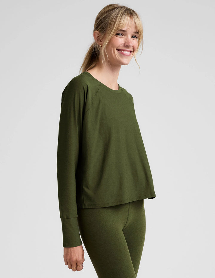 Featherweight Daydreamer Pullover - Army Green Heather