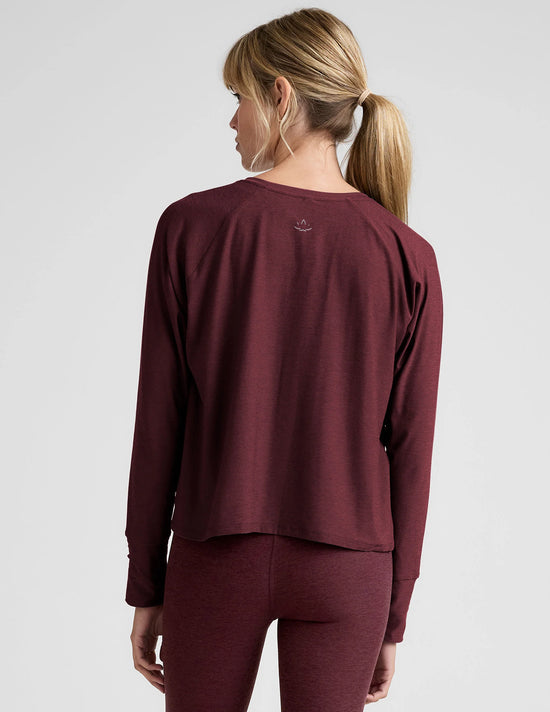 Featherweight Daydreamer Pullover - Midnight Burgundy Heather